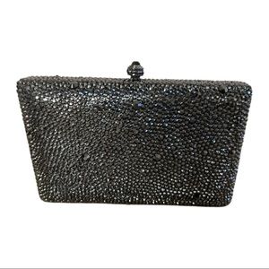 SWAROVSKI CRYSTAL Evening Clutch. NEW. CHARCOAL